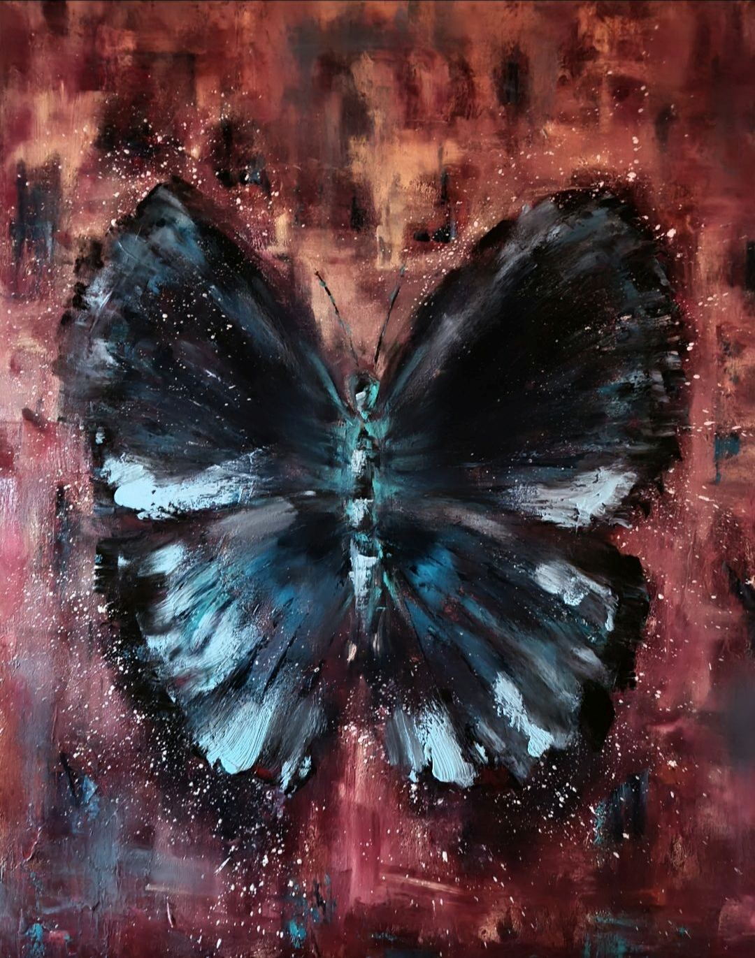 ArteDiAlina.com painting: Flight Night
